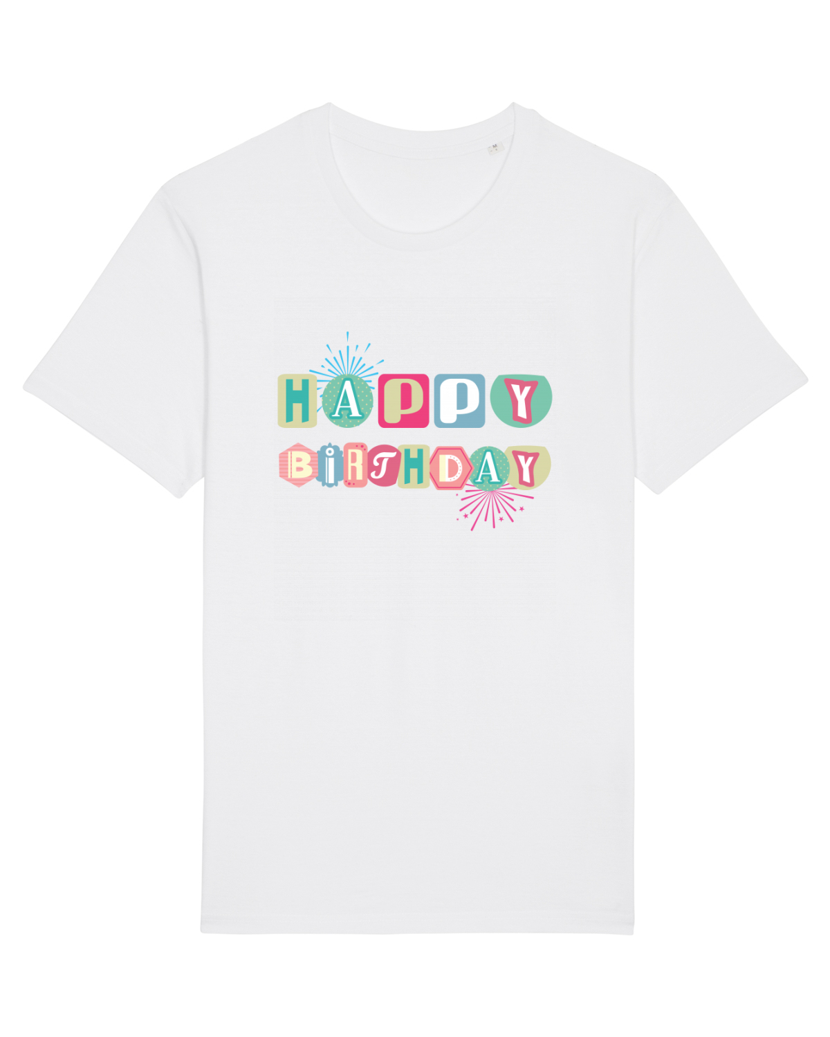 Tricou mânecă scurtă Unisex Rocker White