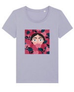 Rose Garden Tricou mânecă scurtă guler larg fitted Damă Expresser