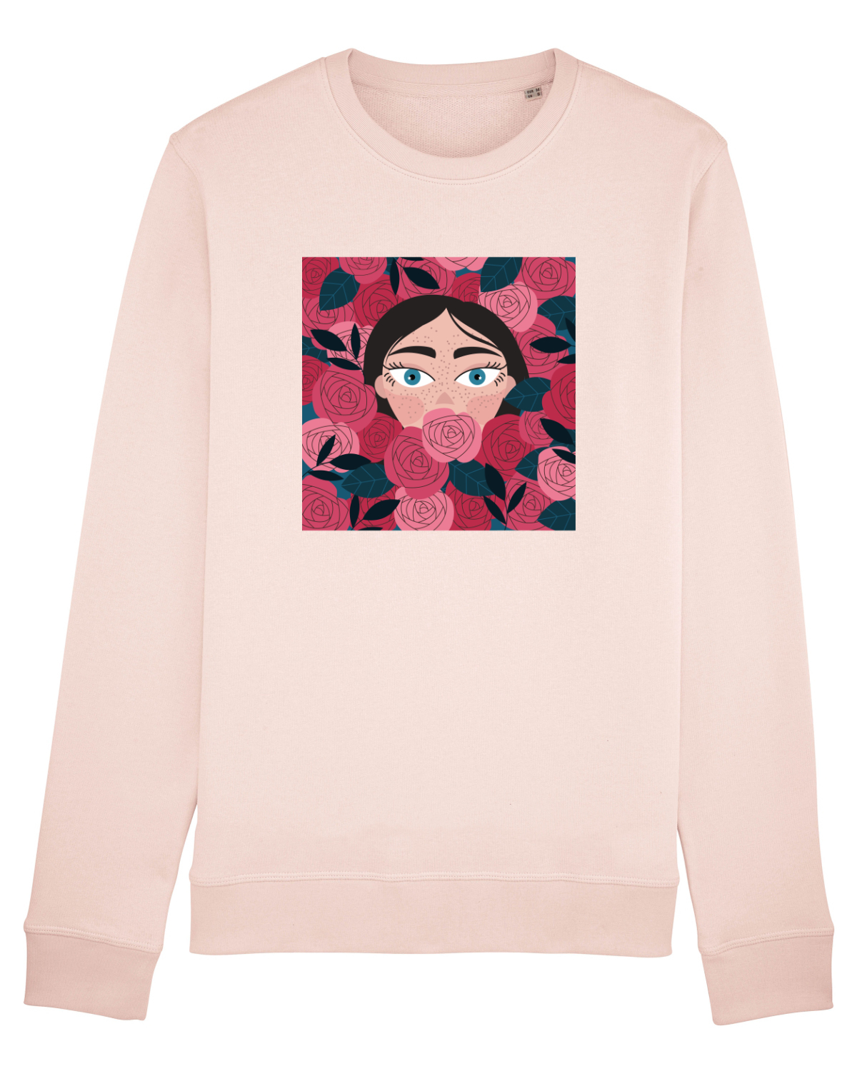 Bluză mânecă lungă Unisex Rise Candy Pink