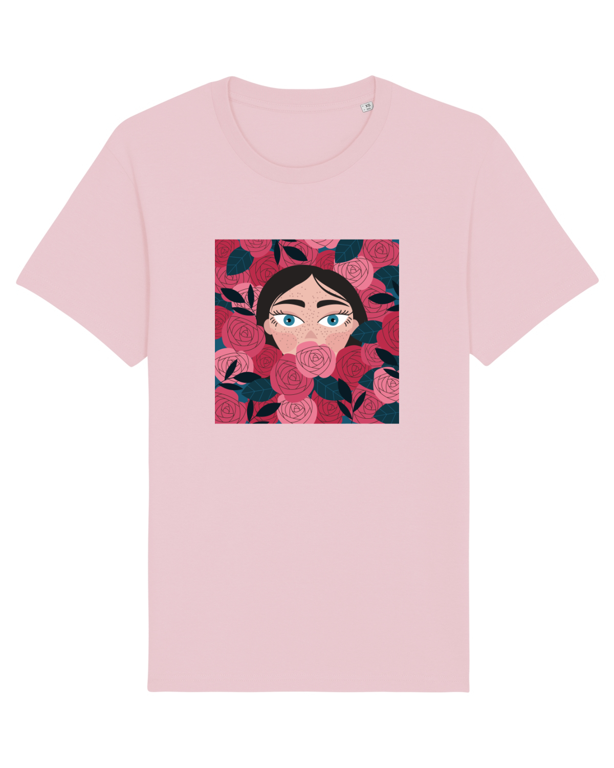 Tricou mânecă scurtă Unisex Rocker Cotton Pink