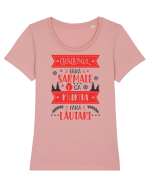Craciunul fara sarmale Tricou mânecă scurtă guler larg fitted Damă Expresser