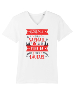 Craciunul fara sarmale Tricou mânecă scurtă guler V Bărbat Presenter