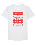 Craciunul fara sarmale Tricou mânecă scurtă guler larg Bărbat Skater