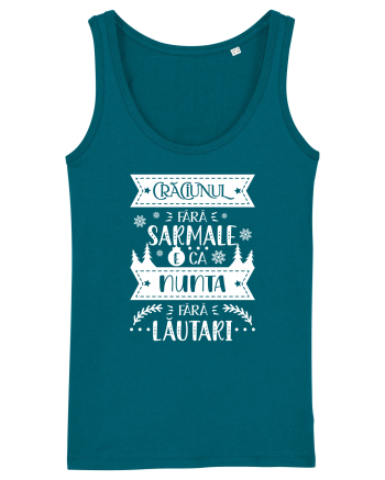 Craciunul fara sarmale v2 - alb Ocean Depth