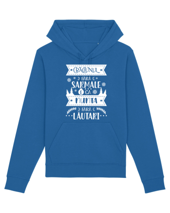 Craciunul fara sarmale v2 - alb Royal Blue