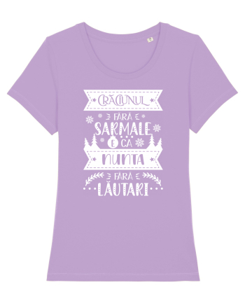 Craciunul fara sarmale v2 - alb Lavender Dawn