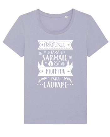 Craciunul fara sarmale v2 - alb Lavender
