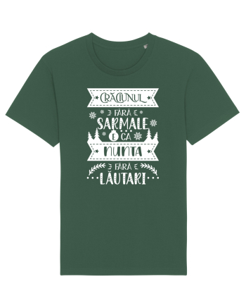 Craciunul fara sarmale v2 - alb Bottle Green