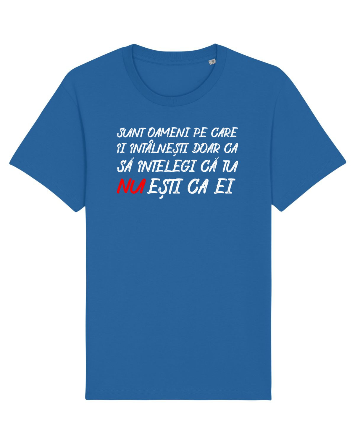 Tricou mânecă scurtă Unisex Rocker Royal Blue