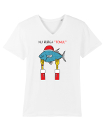 Nu ridica „tonul”... de Crăciun Tricou mânecă scurtă guler V Bărbat Presenter