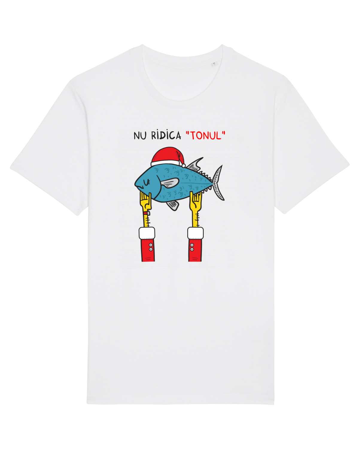 Tricou mânecă scurtă Unisex Rocker White