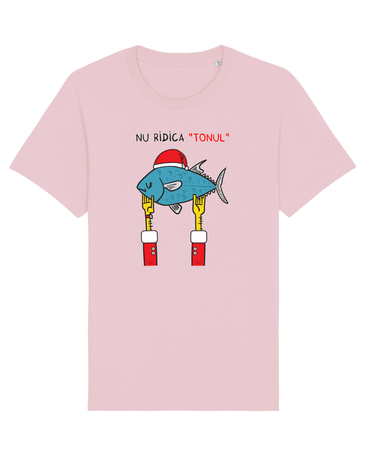 Tricou mânecă scurtă Unisex Rocker Cotton Pink