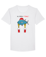 Nu ridica „tonul”... de Crăciun Tricou mânecă scurtă guler larg Bărbat Skater
