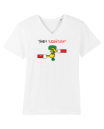 Ținem „legătura”... de Crăciun Tricou mânecă scurtă guler V Bărbat Presenter