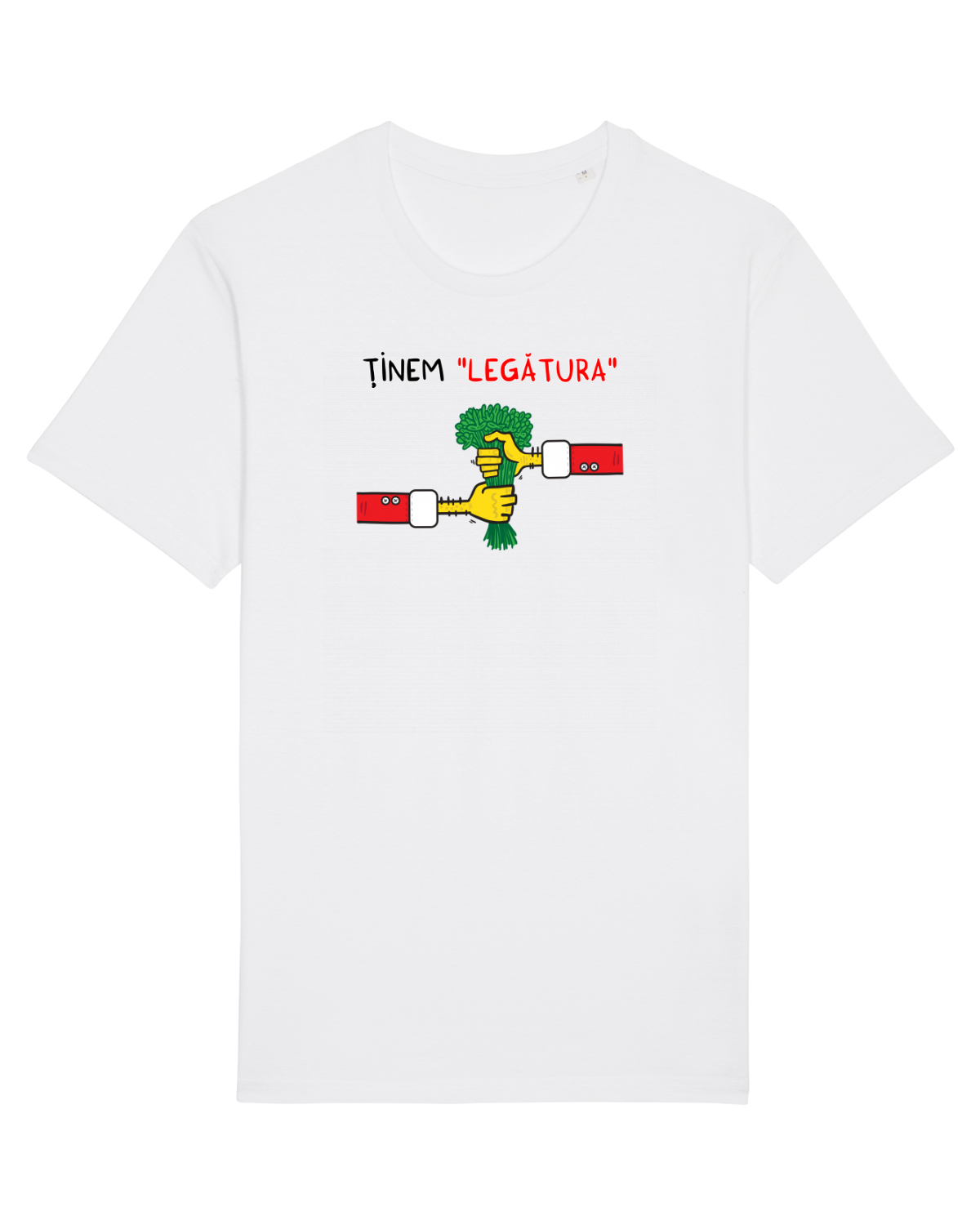 Tricou mânecă scurtă Unisex Rocker White