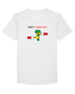 Ținem „legătura”... de Crăciun Tricou mânecă scurtă guler larg Bărbat Skater