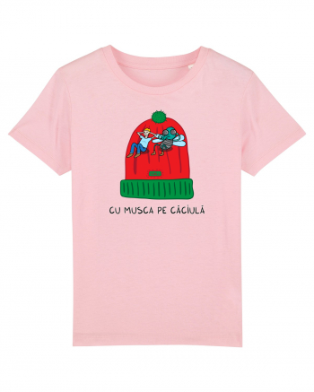 Cu musca pe căciulă... de Crăciun Cotton Pink