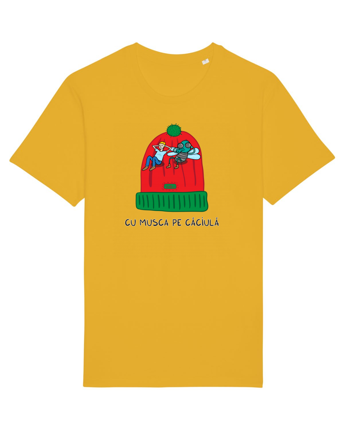Tricou mânecă scurtă Unisex Rocker Spectra Yellow
