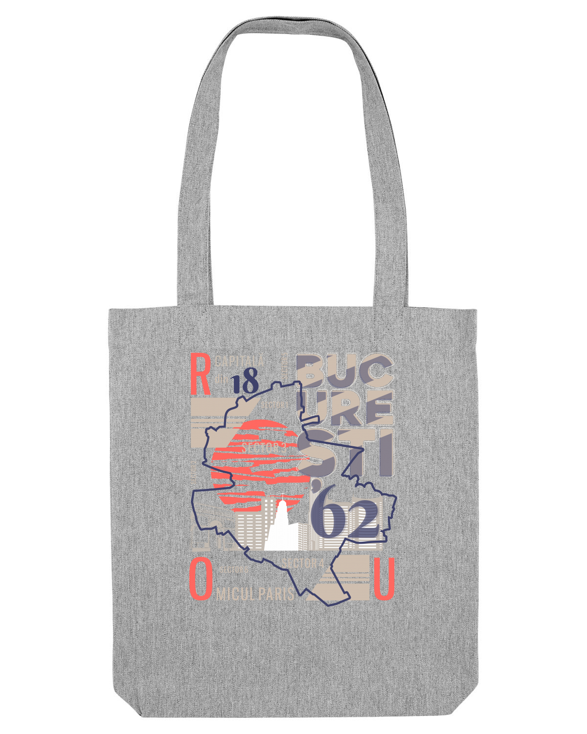 Sacoșă textilă Heather Grey