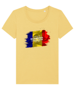 la multi ani romania Tricou mânecă scurtă guler larg fitted Damă Expresser