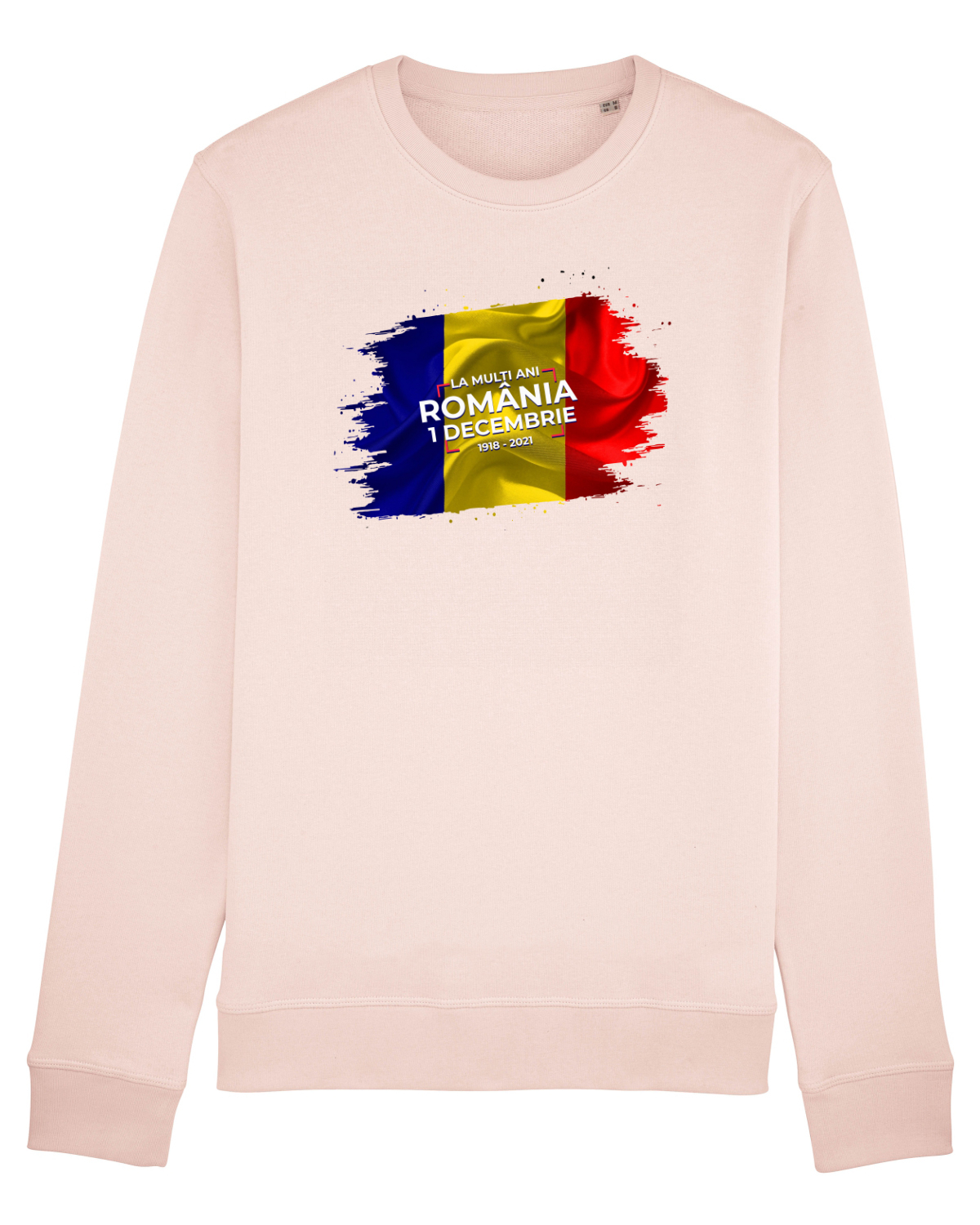 Bluză mânecă lungă Unisex Rise Candy Pink
