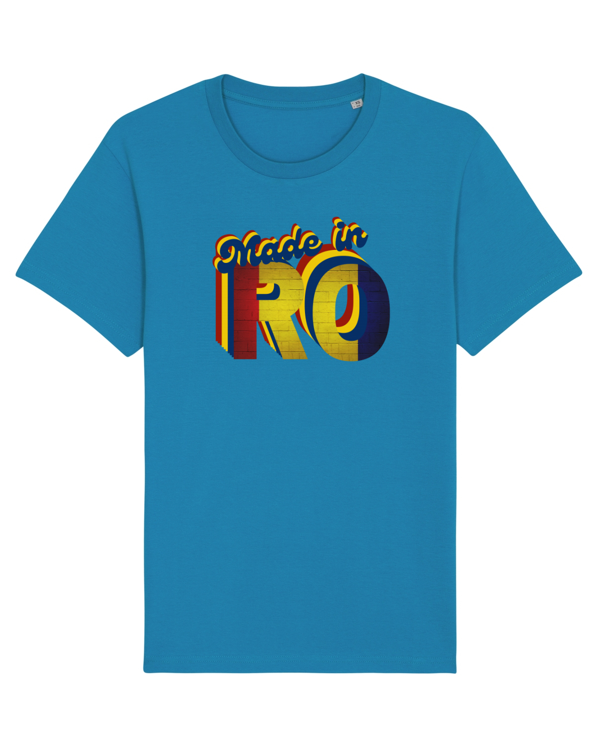 Tricou mânecă scurtă Unisex Rocker Azur