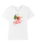 Donde Tricou mânecă scurtă guler V Bărbat Presenter