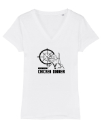 Winner Winner Tricou mânecă scurtă guler V Damă Evoker