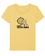 Winner Winner Tricou mânecă scurtă guler larg fitted Damă Expresser