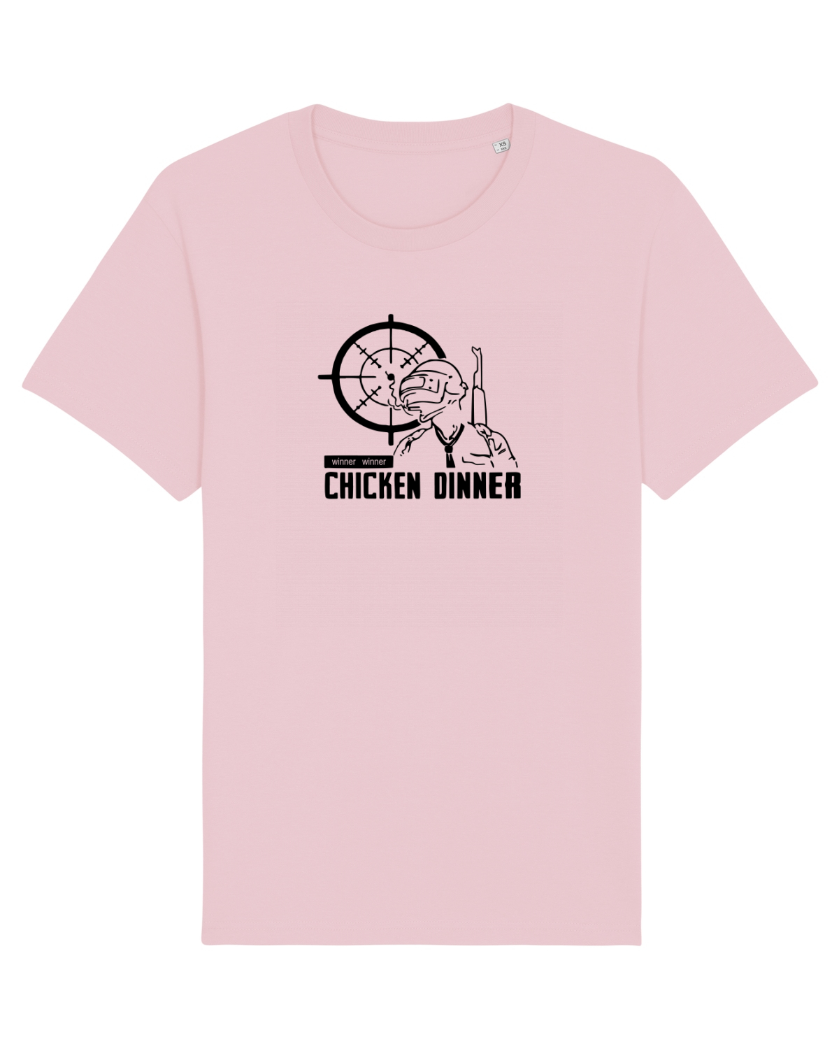Tricou mânecă scurtă Unisex Rocker Cotton Pink