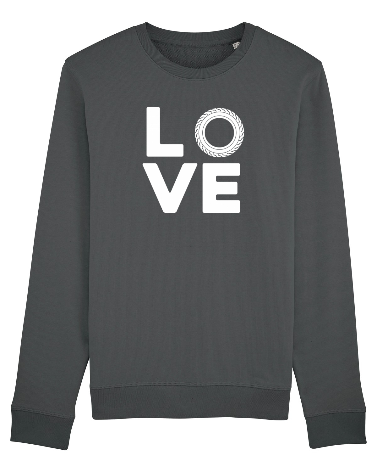 Bluză mânecă lungă Unisex Rise Anthracite
