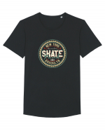 Skate Park New York Tricou mânecă scurtă guler larg Bărbat Skater