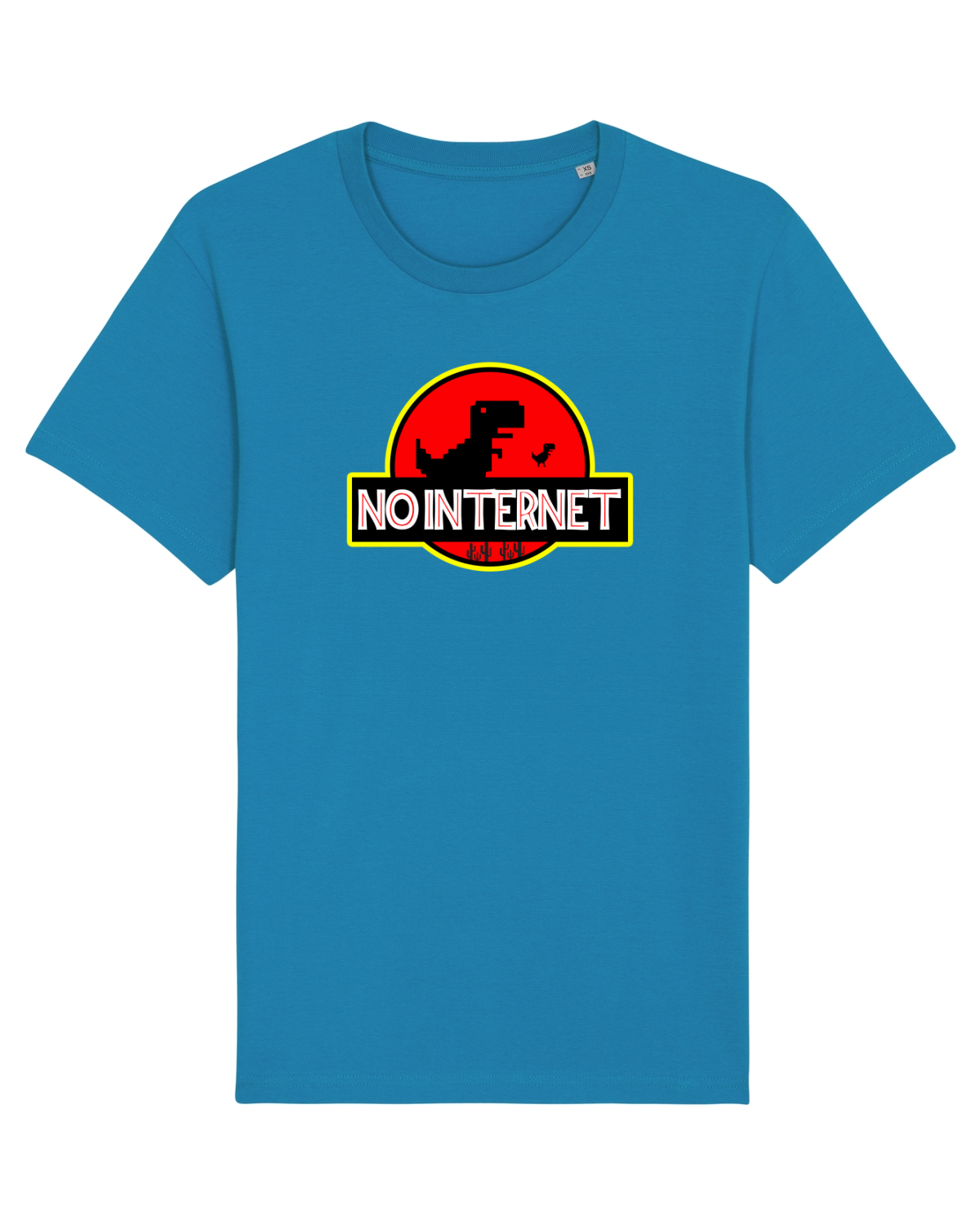 Tricou mânecă scurtă Unisex Rocker Azur