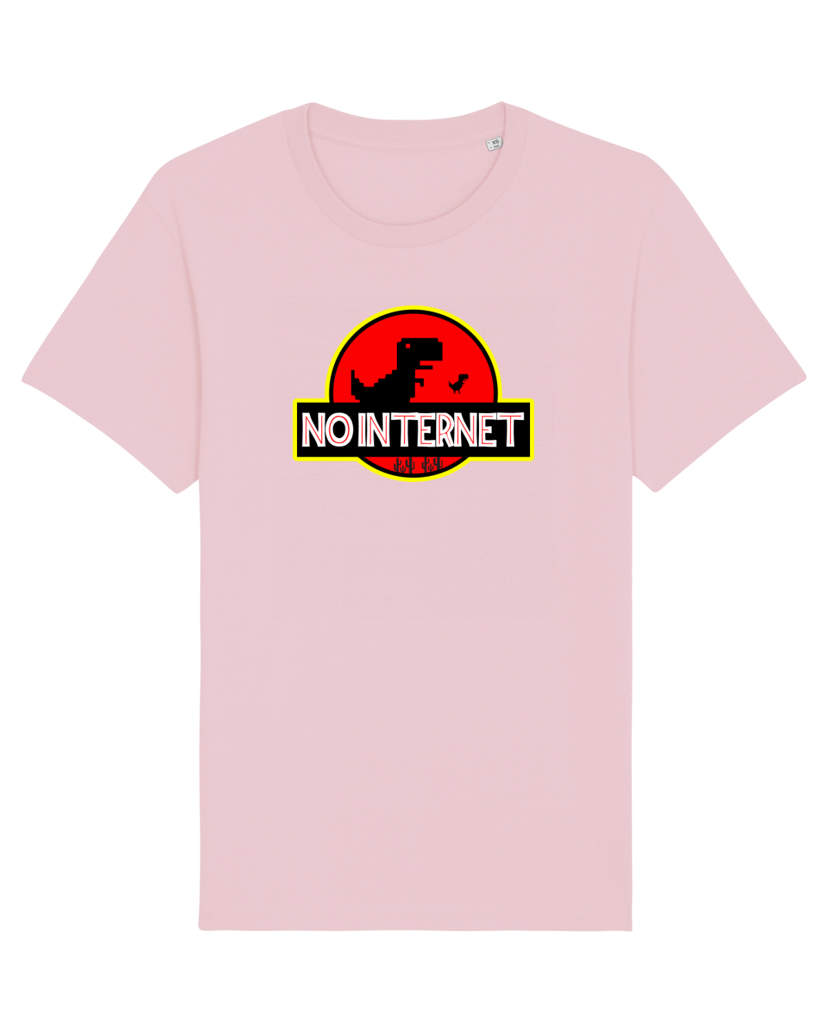 Tricou mânecă scurtă Unisex Rocker Cotton Pink