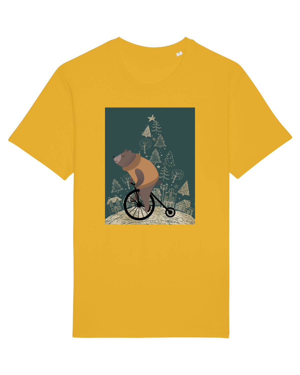 Tricou mânecă scurtă Unisex Rocker Spectra Yellow