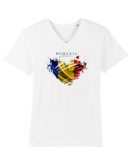 România Tricou mânecă scurtă guler V Bărbat Presenter