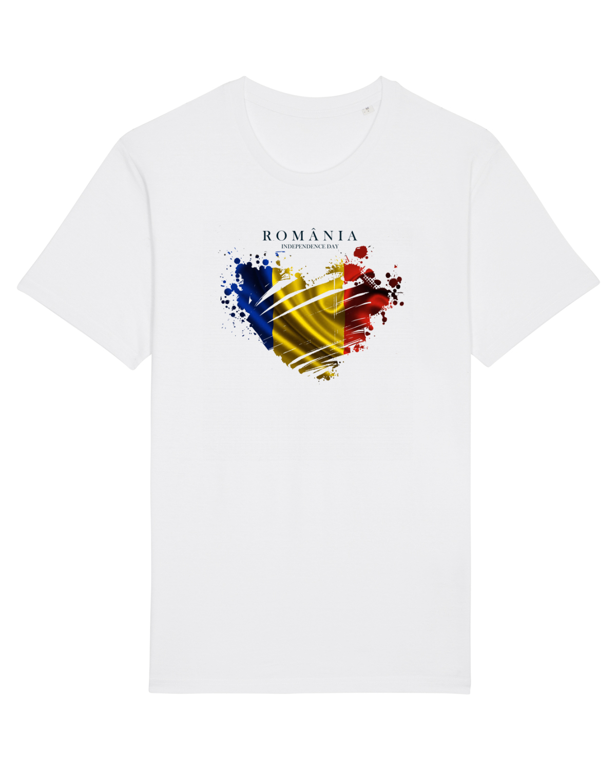 Tricou mânecă scurtă Unisex Rocker White