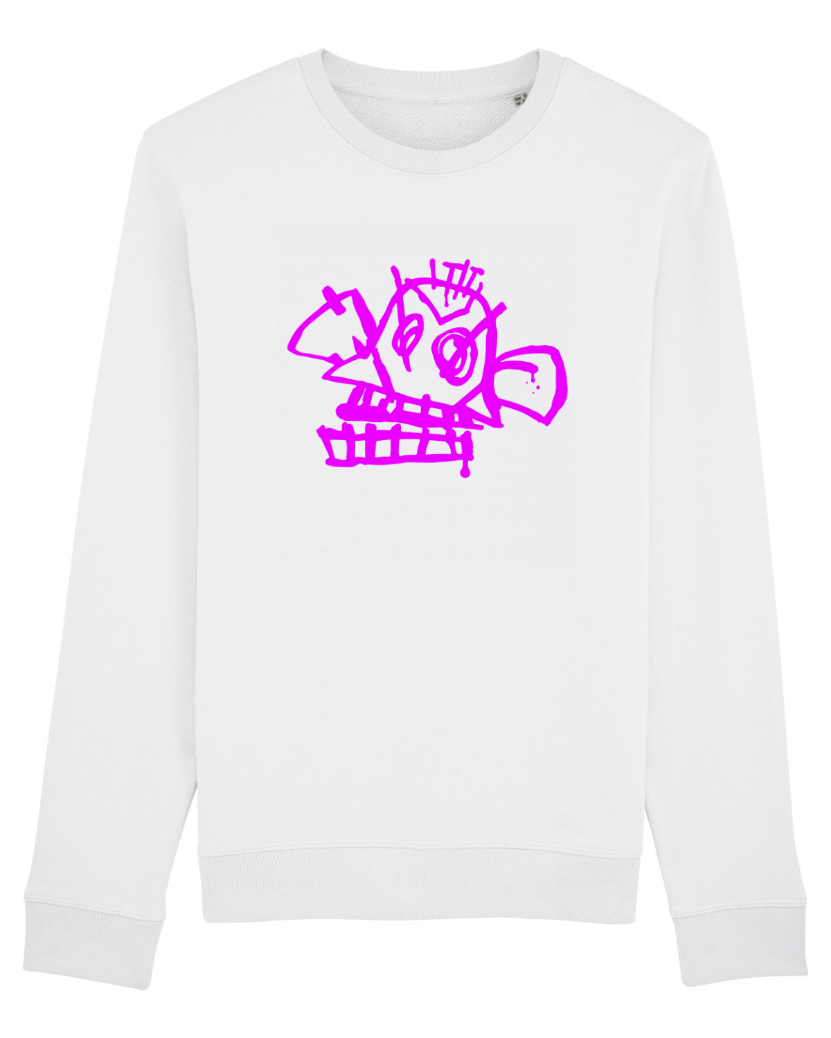 Bluză mânecă lungă Unisex Rise White