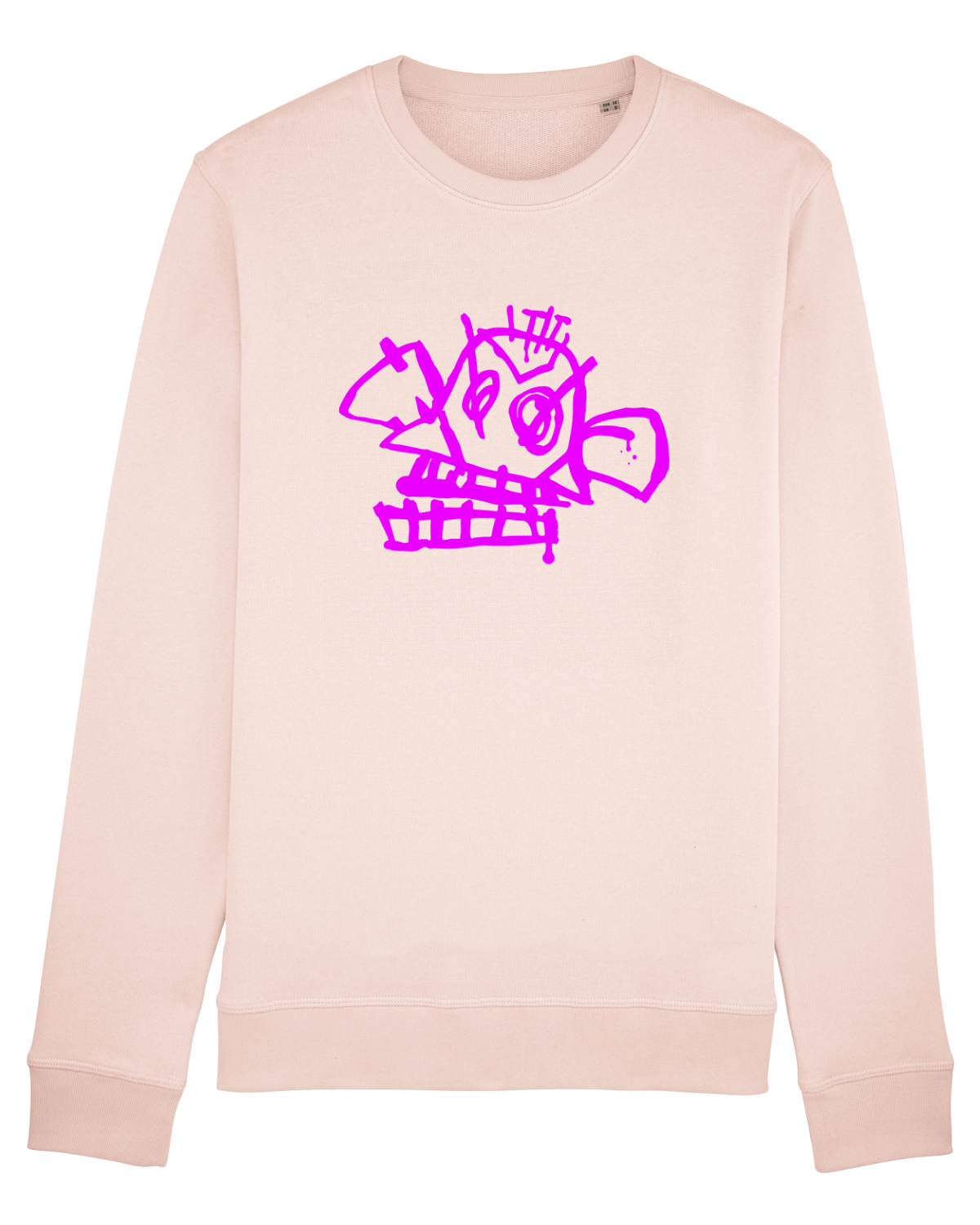 Bluză mânecă lungă Unisex Rise Candy Pink