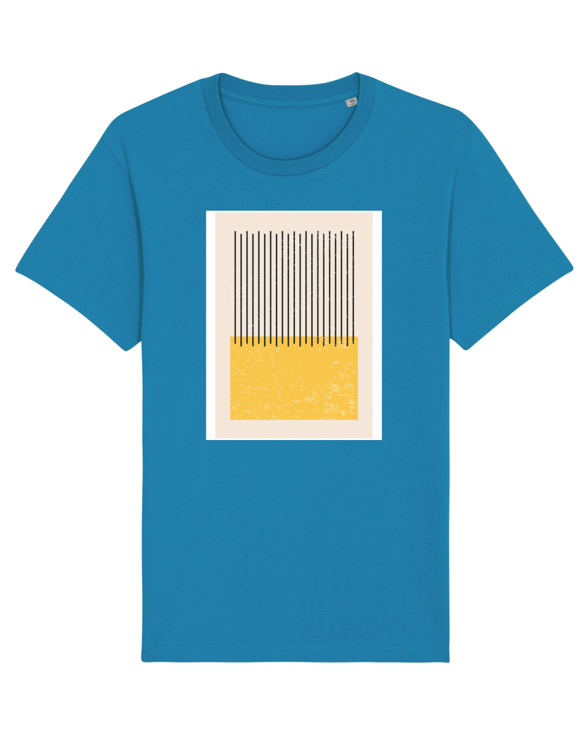 Tricou mânecă scurtă Unisex Rocker Azur