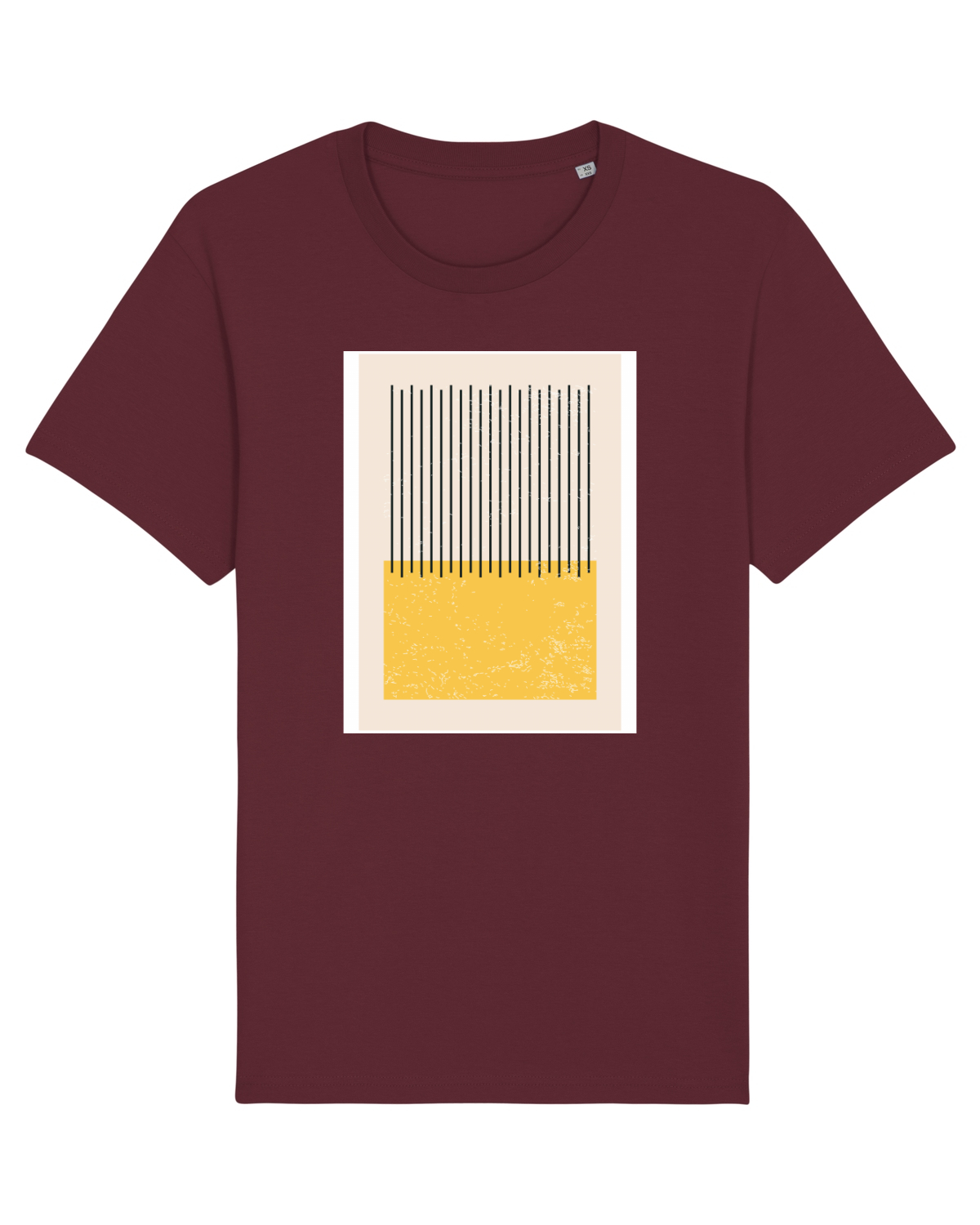 Tricou mânecă scurtă Unisex Rocker Burgundy
