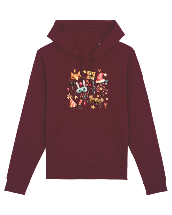 Christmas Festival Burgundy