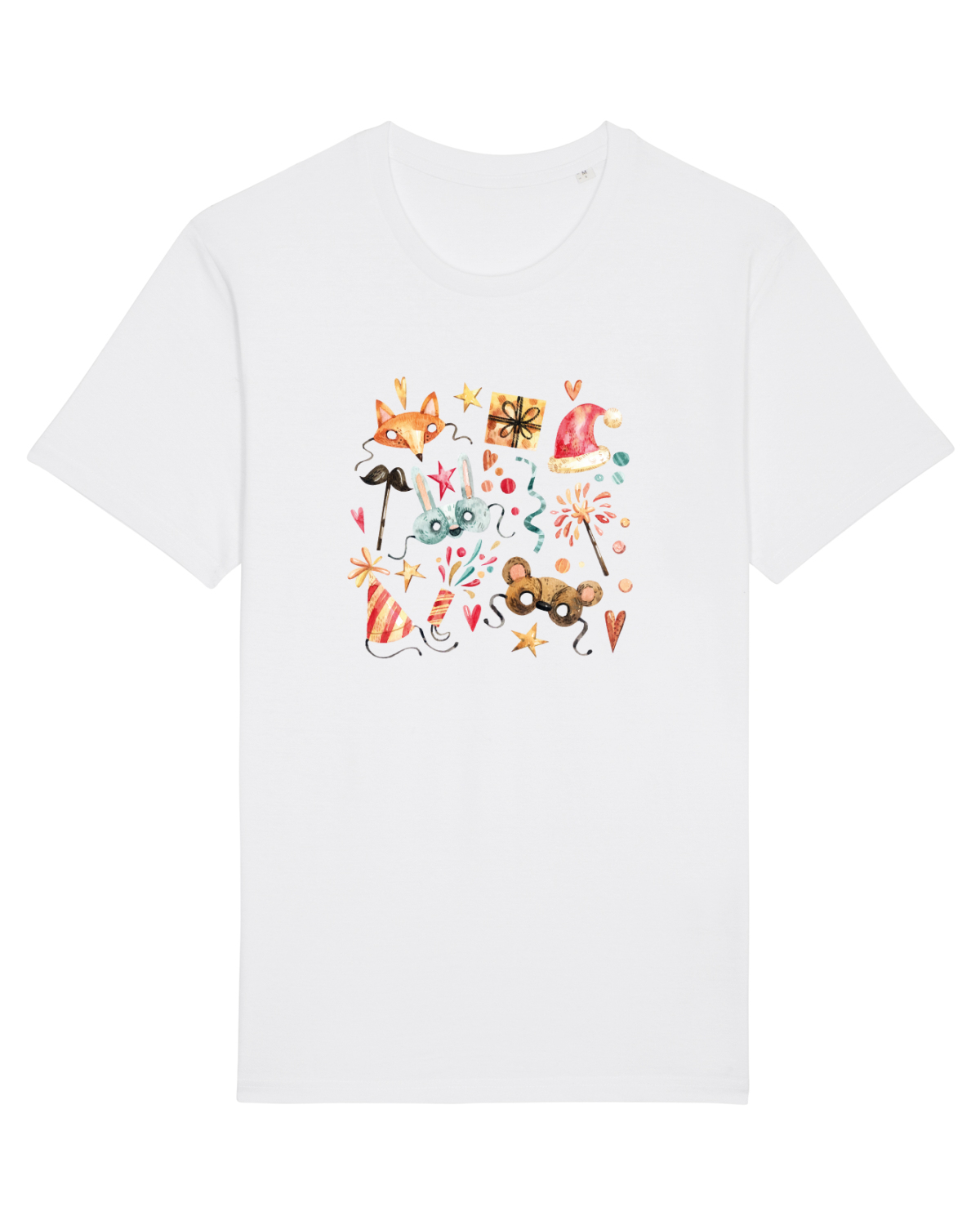 Tricou mânecă scurtă Unisex Rocker White