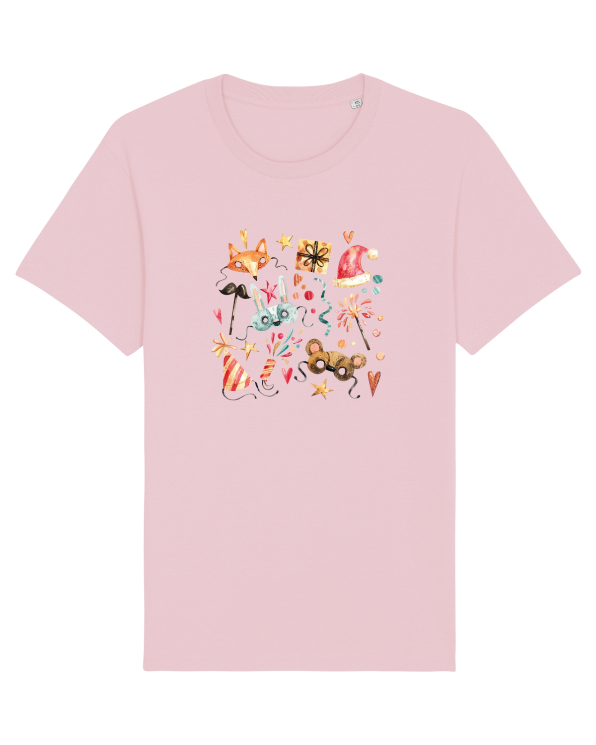 Tricou mânecă scurtă Unisex Rocker Cotton Pink
