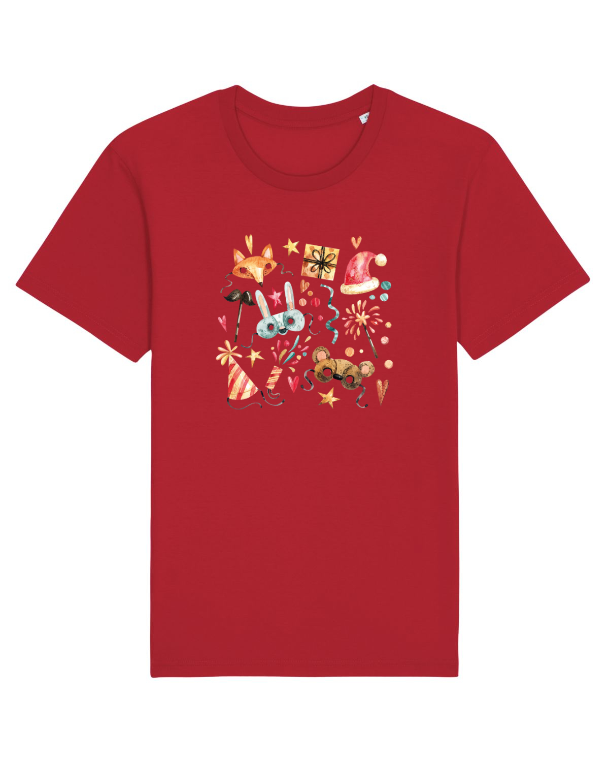 Tricou mânecă scurtă Unisex Rocker Red