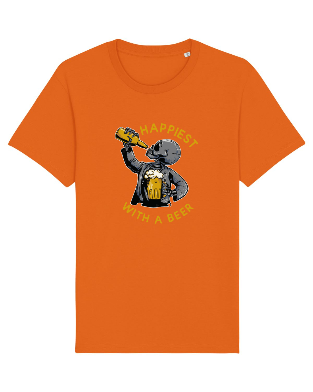 Tricou mânecă scurtă Unisex Rocker Bright Orange