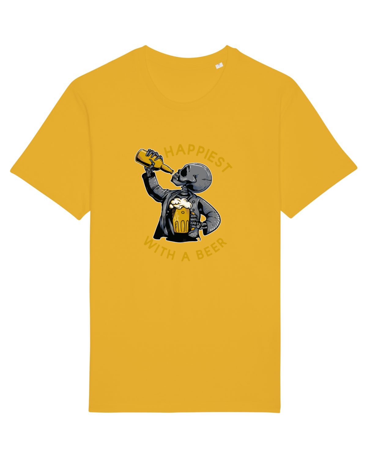 Tricou mânecă scurtă Unisex Rocker Spectra Yellow