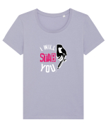 I Will Stab You Tricou mânecă scurtă guler larg fitted Damă Expresser
