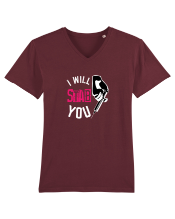 I Will Stab You Burgundy