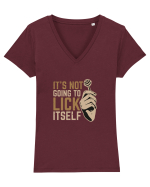 It's Not Going To Lick Itself Tricou mânecă scurtă guler V Damă Evoker